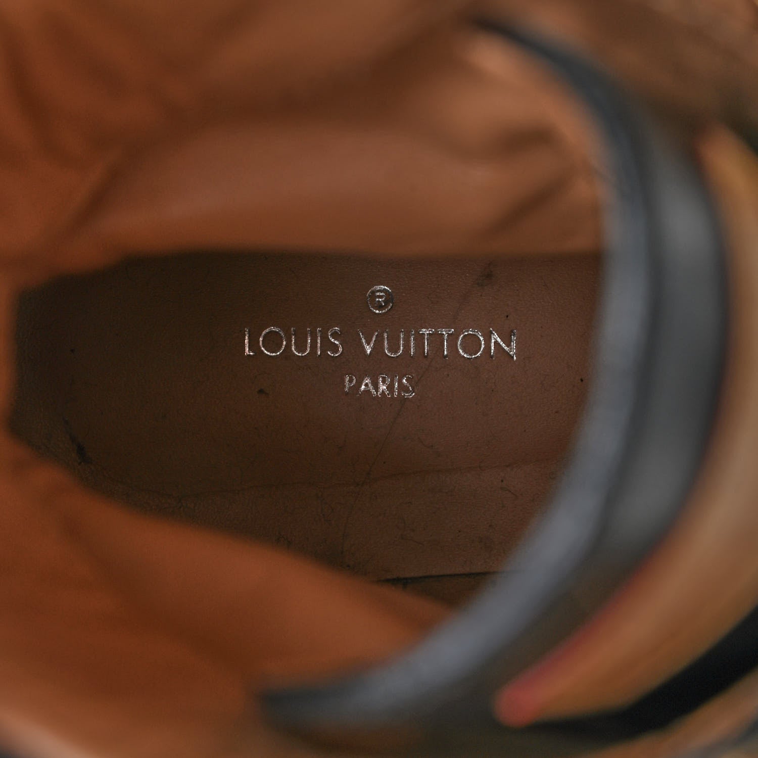 Louis Vuitton Calfskin Territory Ranger Combat Boots 37 Black 6 of 9