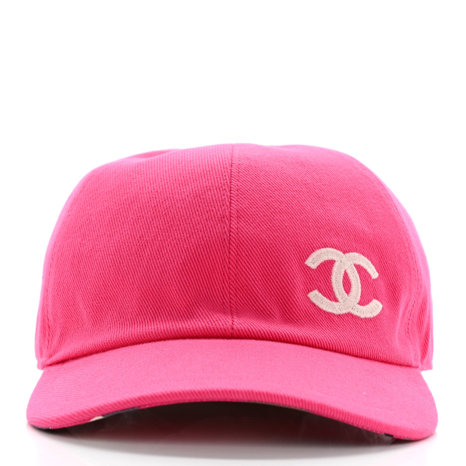 Chanel Cotton CC Cap Hat Fuchsia 3 of 9