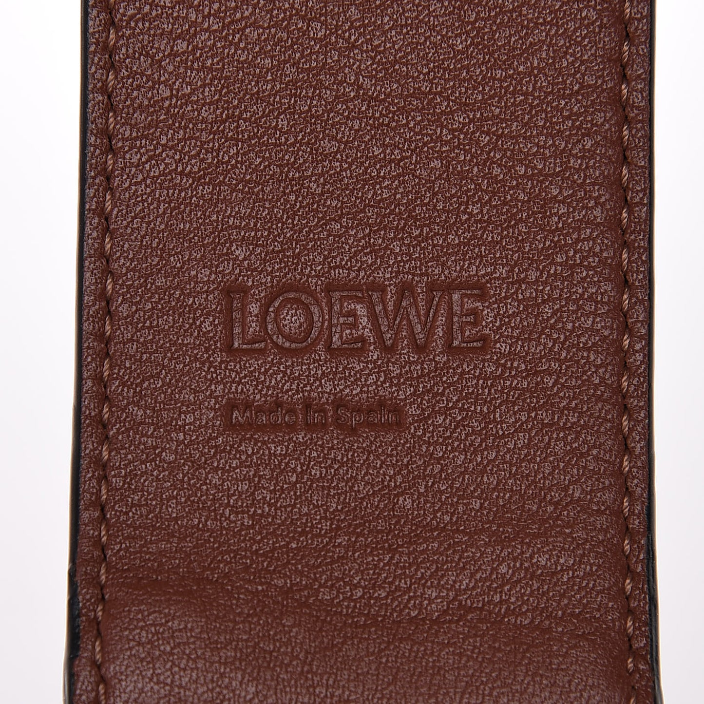 Calfskin Degrade Strap Tan Multicolor
