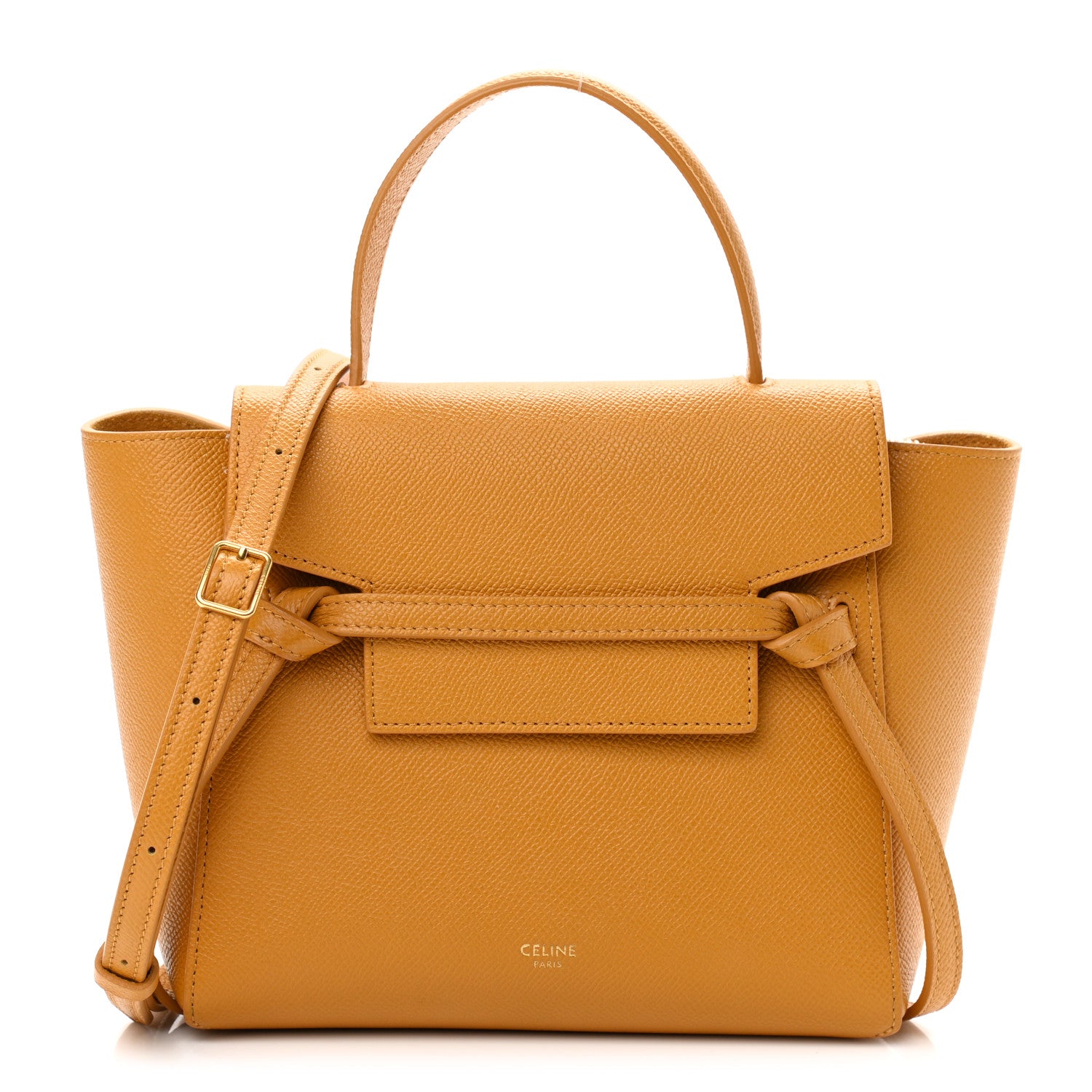Celine Grained Calfskin Nano Belt Bag Calendula 1 of 9