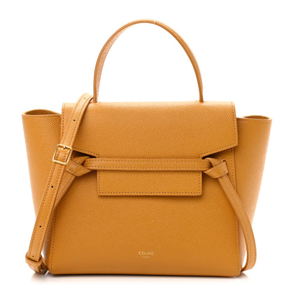 Celine Grained Calfskin Nano Belt Bag Calendula 1 of 9