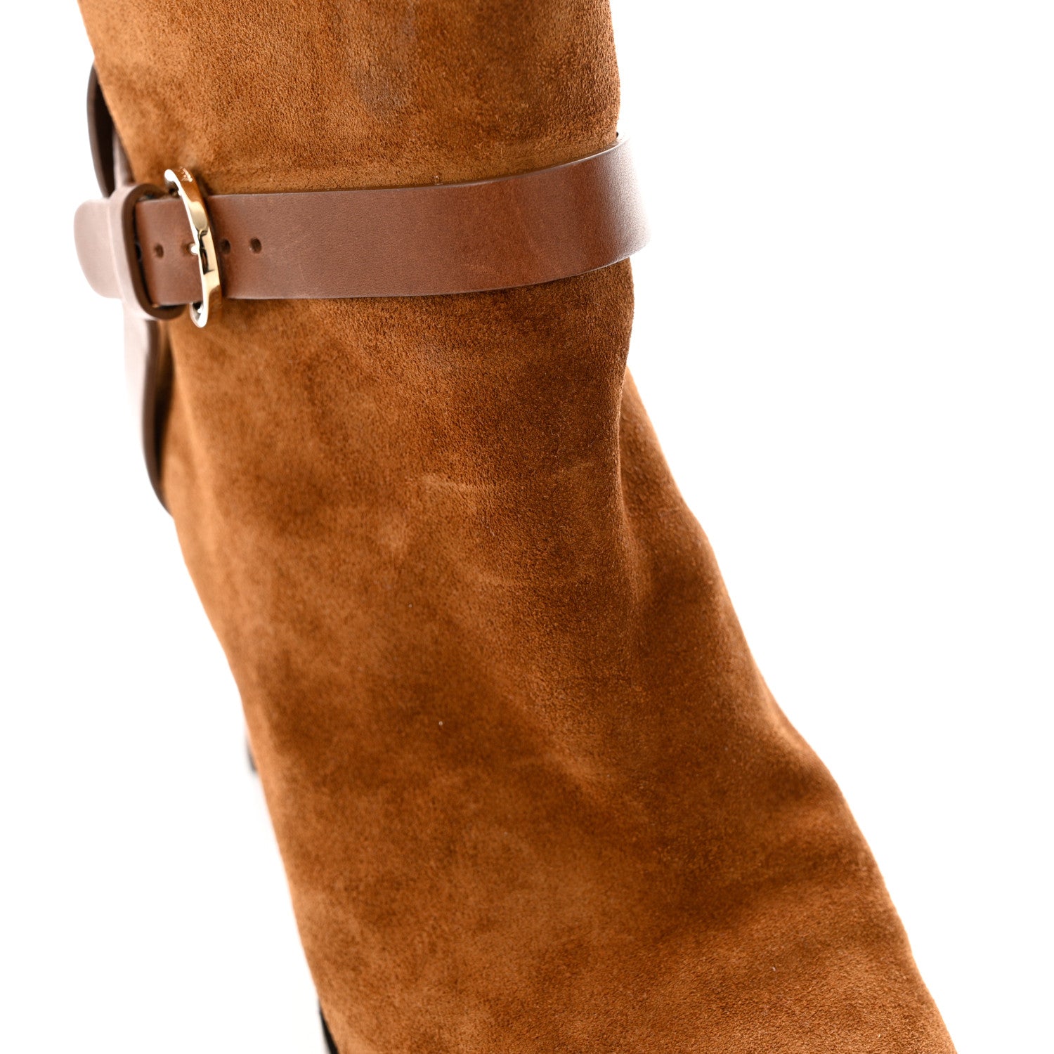 Jimmy Choo Suede Hose 80 Boots 40 Brown 9 of 11