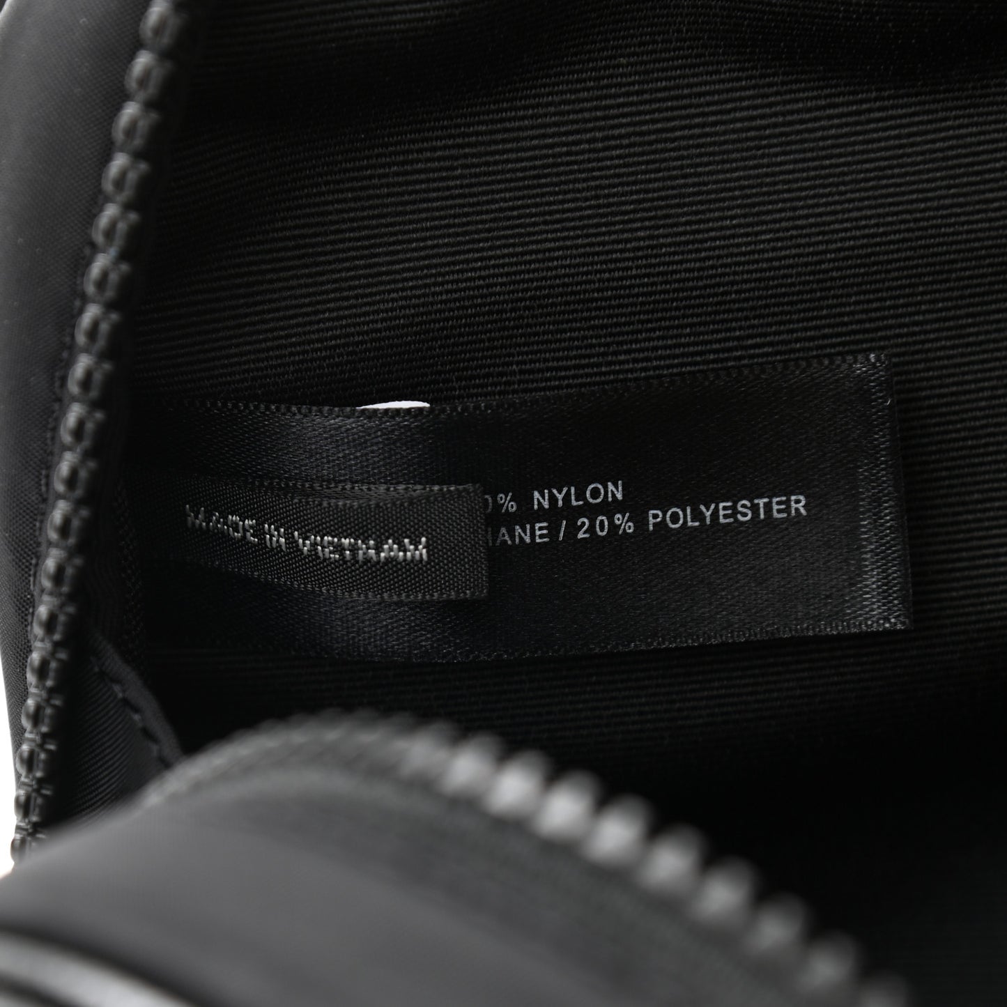 Nylon Logo Belt Bag Black