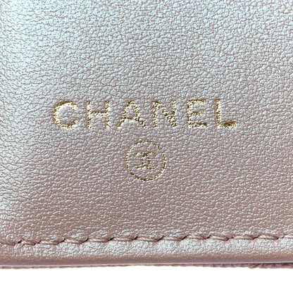 Chanel Iridescent Caviar Quilted Small Flap Wallet Beige 6 of 9
