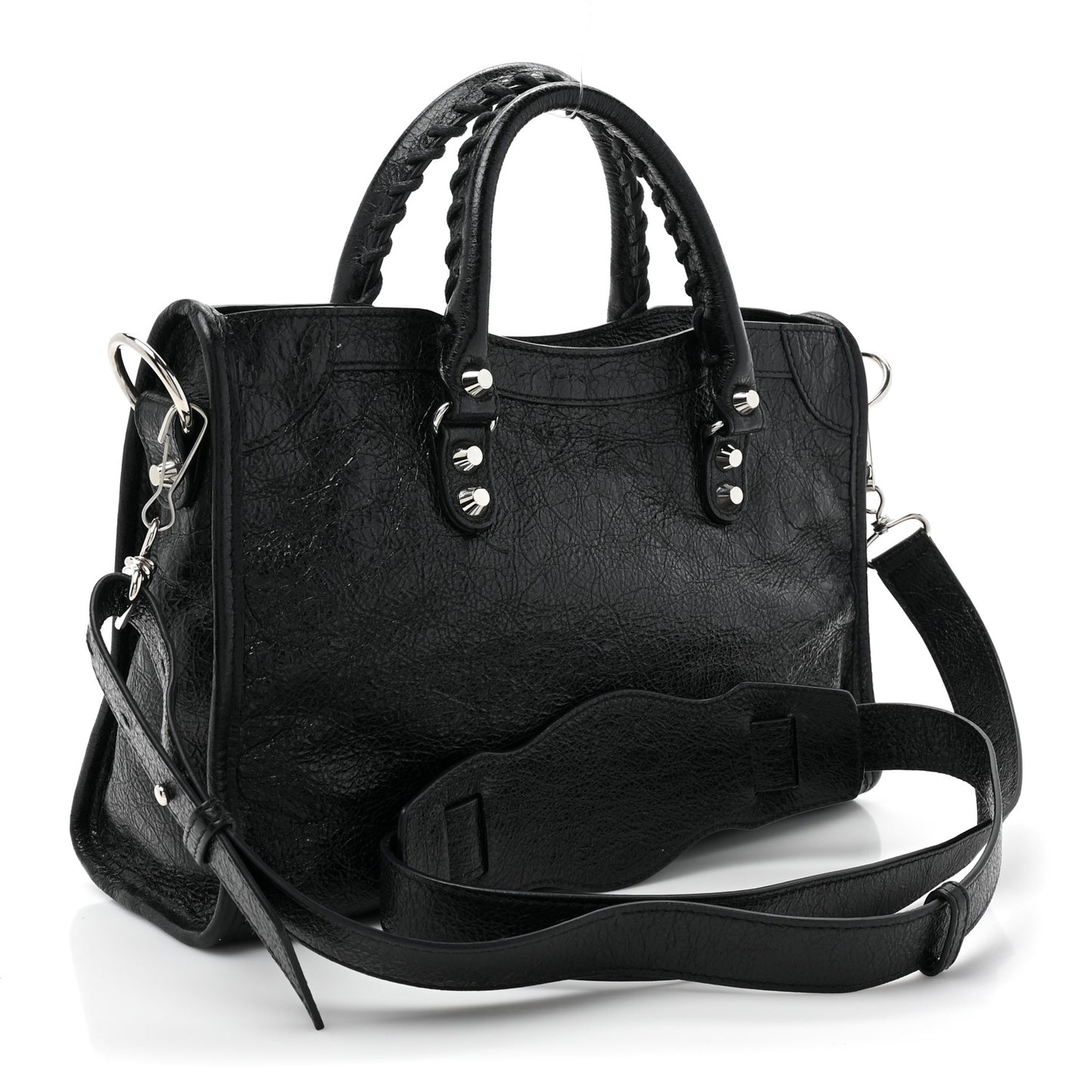 Agneau Classic Silver Hardware S City Black