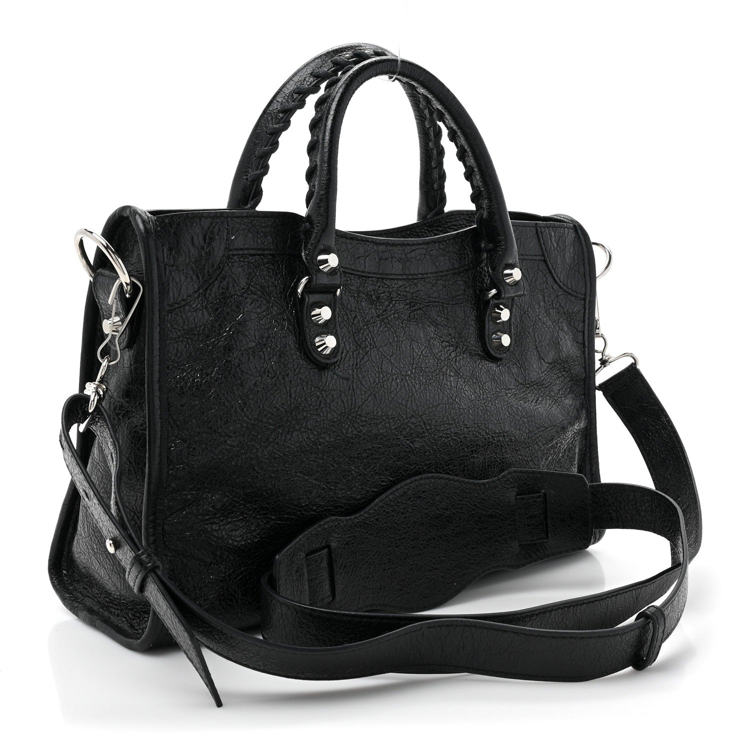 Balenciaga Agneau Classic Silver Hardware S City Black 3 of 10