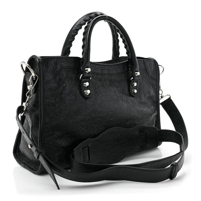 Balenciaga Agneau Classic Silver Hardware S City Black 3 of 10