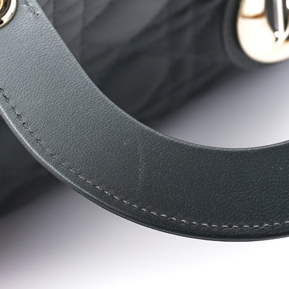 Christian Dior Lambskin Cannage Gradient Small My ABCDior Lady Dior Grey 11 of 11