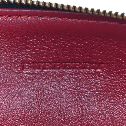 Burberry Horseferry Check Peyton Crossbody Clutch Bag Parade Red 5 of 11