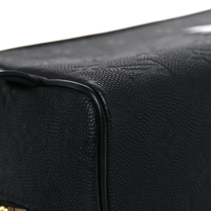 Louis Vuitton X NBA Calfskin Monogram Embossed Cloakroom Dopp Kit Black 10 of 18