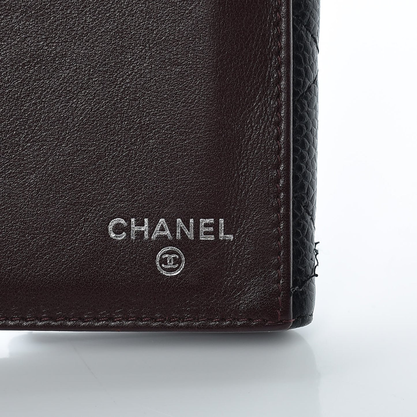 Caviar Quilted CC French Flap Wallet Black