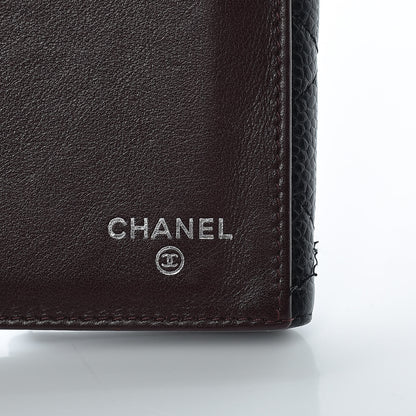 Chanel Caviar Quilted CC French Flap Wallet Black 6 of 11