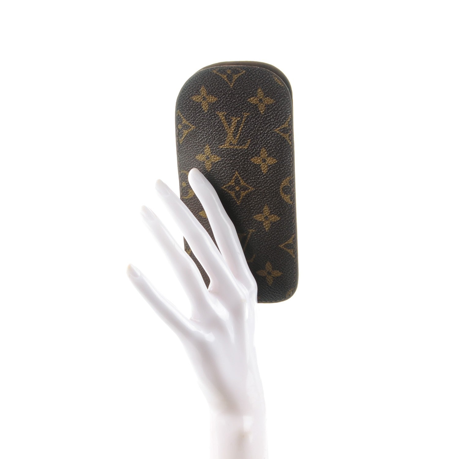 Louis Vuitton Monogram Etui Lunettes Plat Eyeglass Case 2 of 6