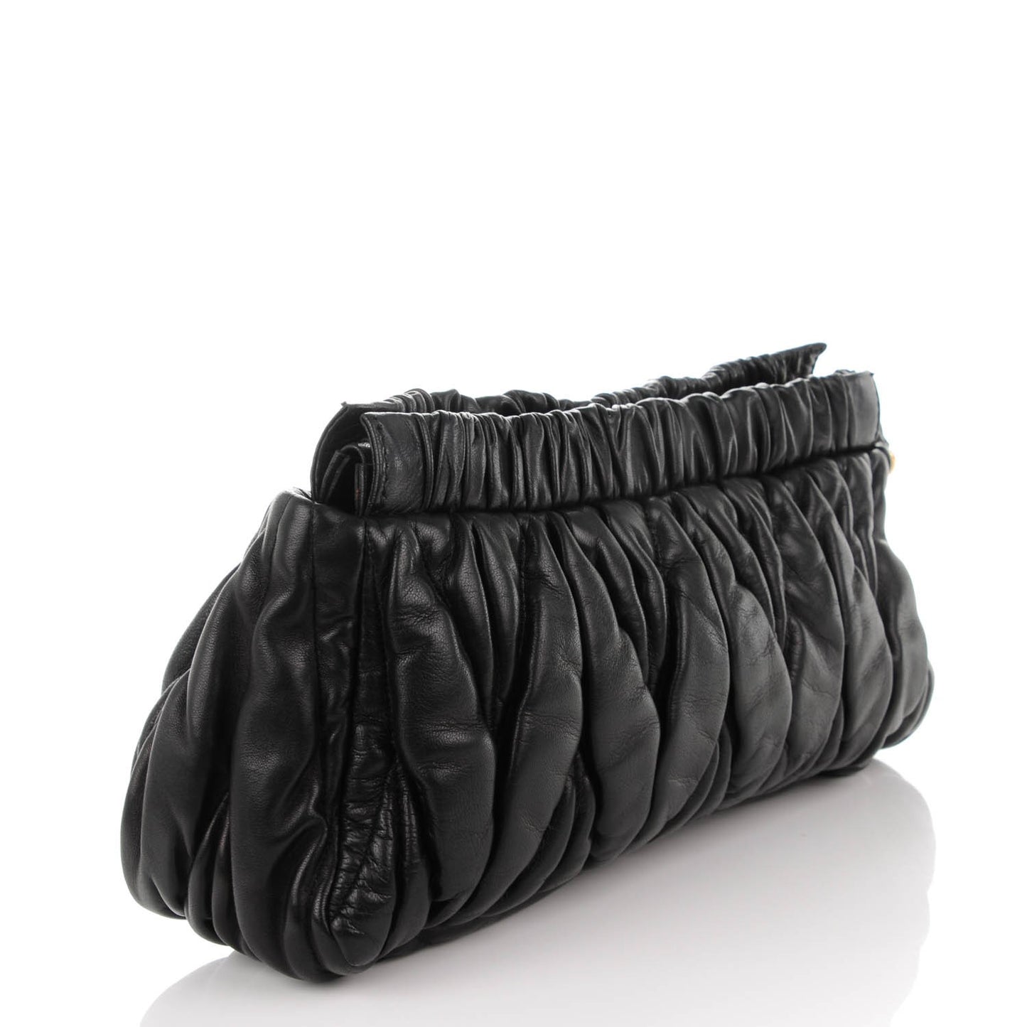 Nappa Matelasse Clutch Black