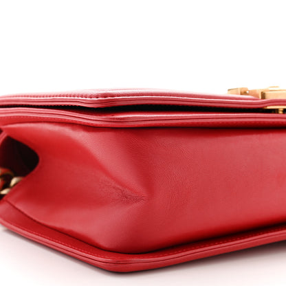 Chanel Lambskin Quilted Medium Boy Flap Red 9 of 12
