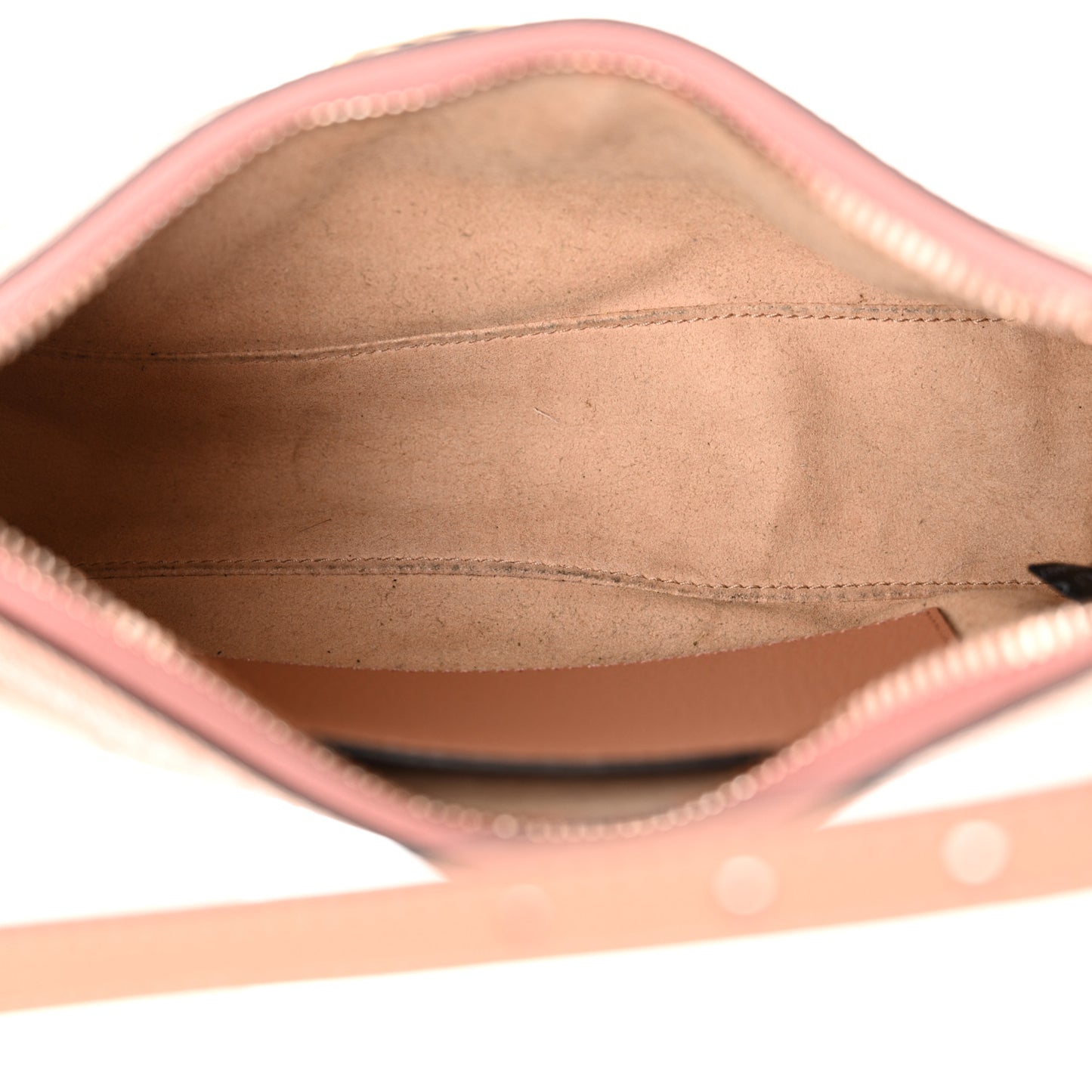 Monogram Textured Dollar Calfskin Small Ophidia Hobo Cloche Rose Pink