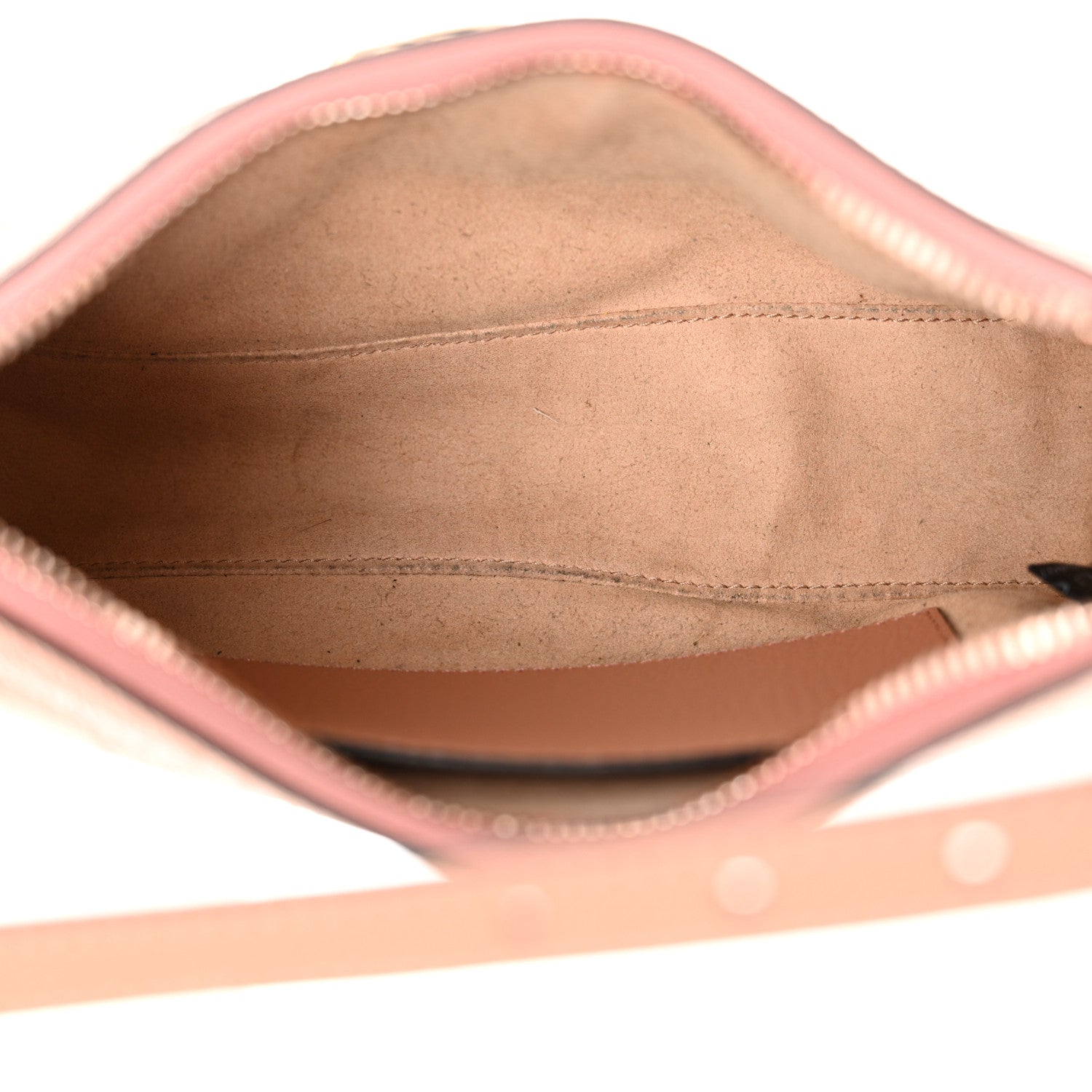 Gucci Monogram Textured Dollar Calfskin Small Ophidia Hobo Cloche Rose Pink 5 of 20
