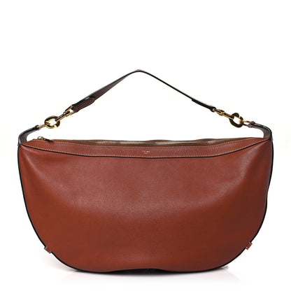 Celine Supple Calfskin Medium Strap Leandre Shoulder Bag Brown 1 of 11