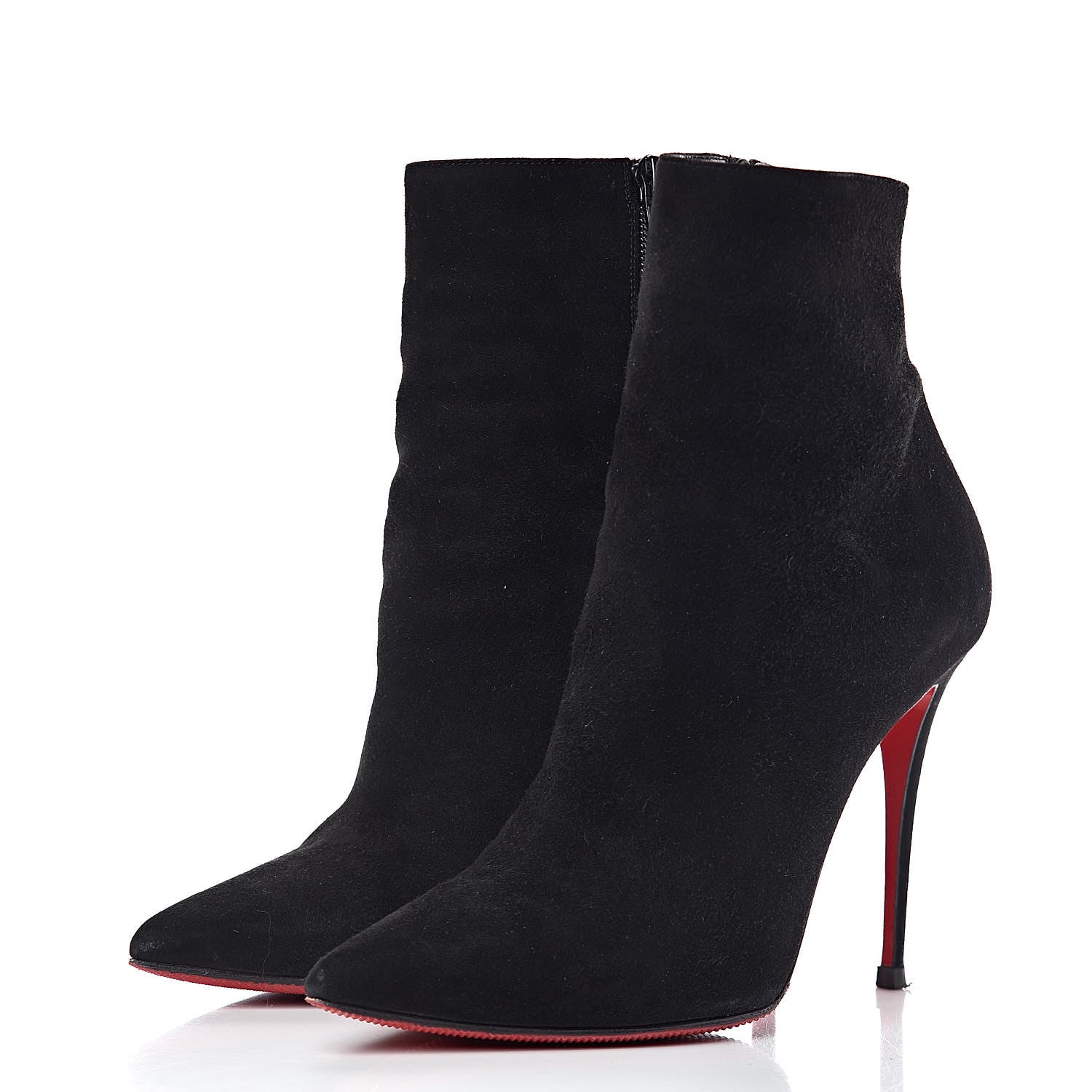 Christian Louboutin Suede So Kate Booty 100 Ankle Boots 38 Black 3 of 11
