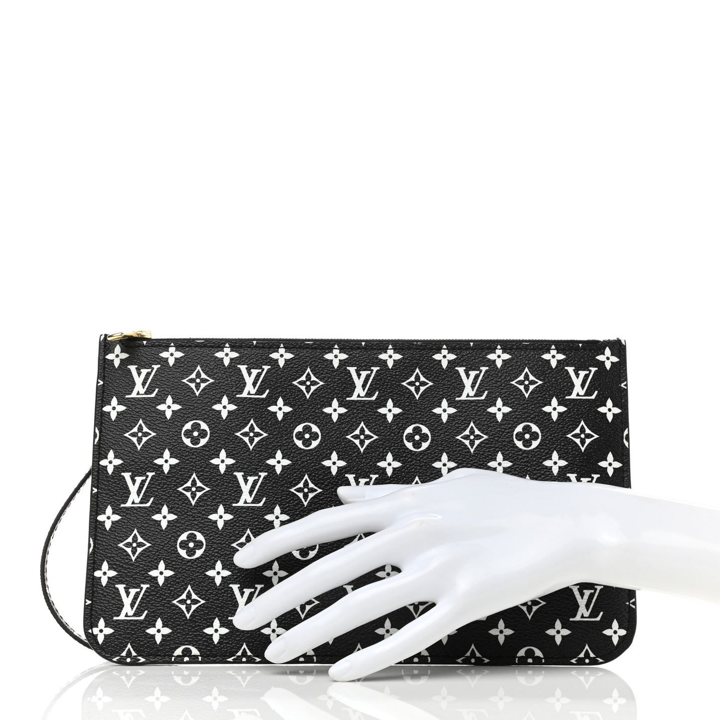 Monogram Giant Jungle Neverfull MM GM Pochette Black