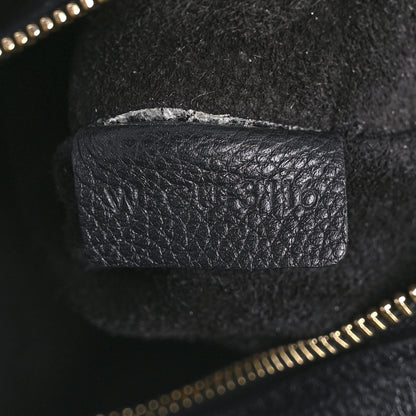 Celine Soft Grained Calfskin Small Belt Cabas Phantom Black 7 of 10