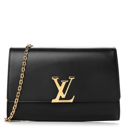 Louis Vuitton Calfskin Chain Louise GM Black 1 of 4