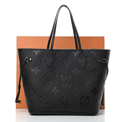Louis Vuitton Empreinte Monogram Giant Neverfull MM Black 11 of 11