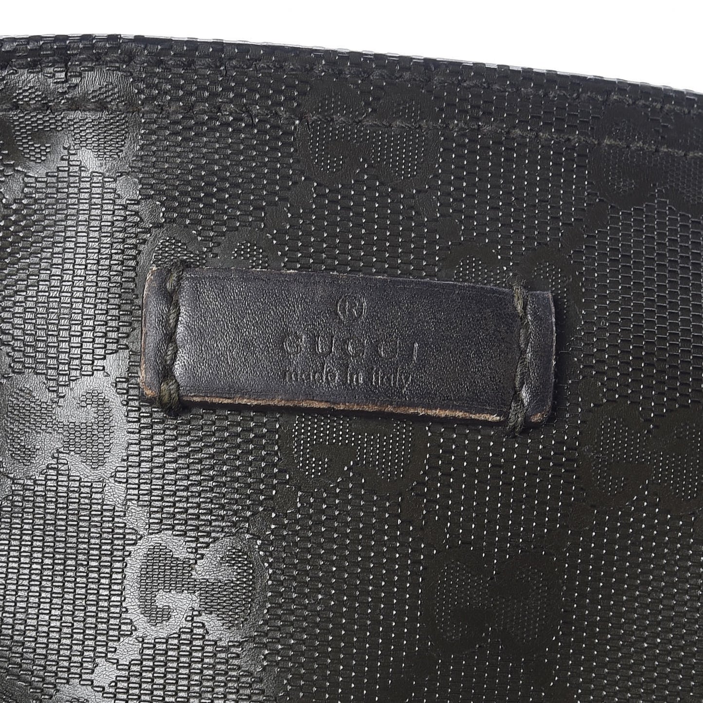 Imprime Monogram Medium Flat Messenger Bag Military