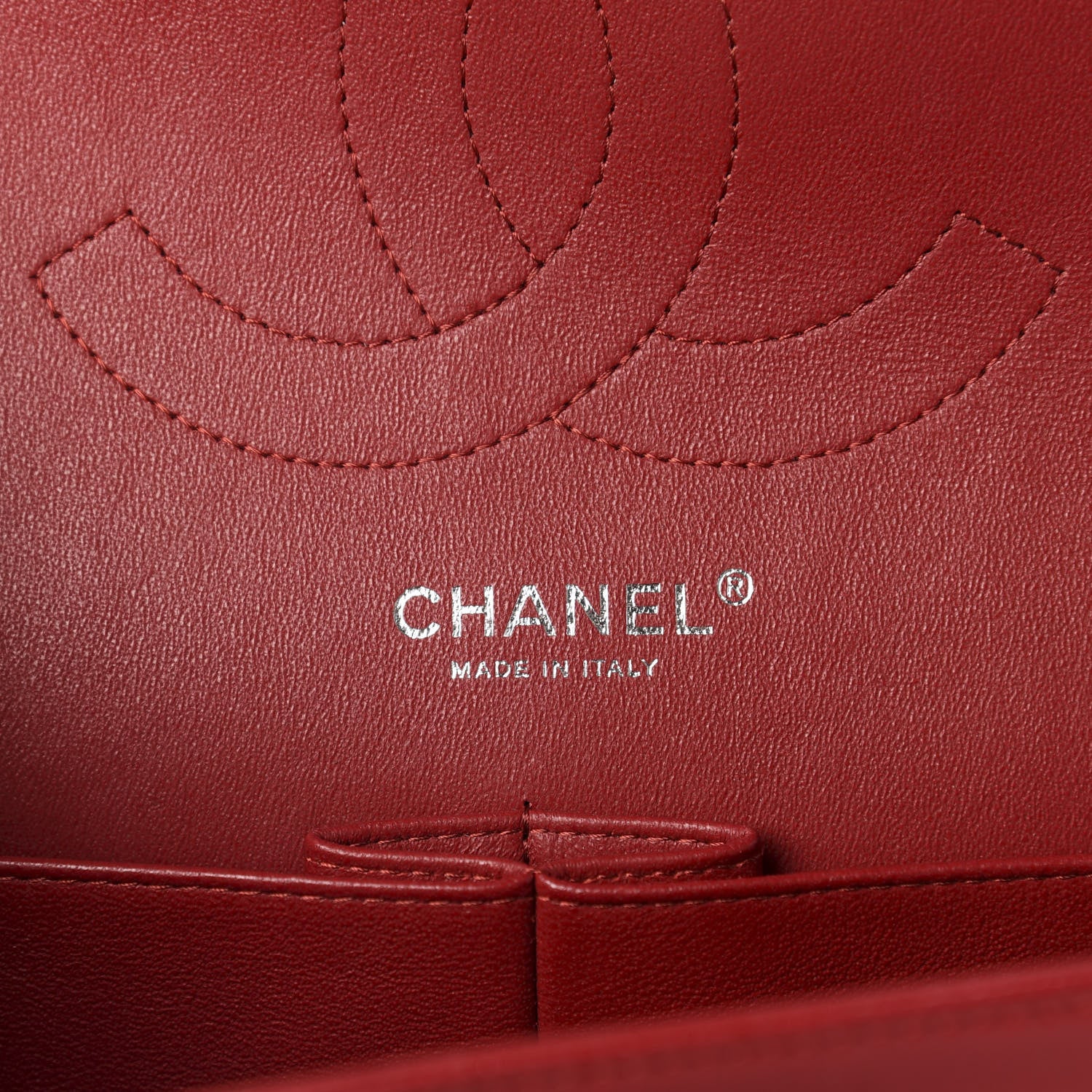 Chanel Caviar Quilted Jumbo Double Flap Red 8 of 10