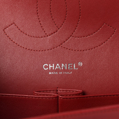 Chanel Caviar Quilted Jumbo Double Flap Red 8 of 10