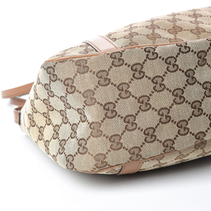 Gucci Monogram Medium GG Twins Shoulder Bag Tan 5 of 13