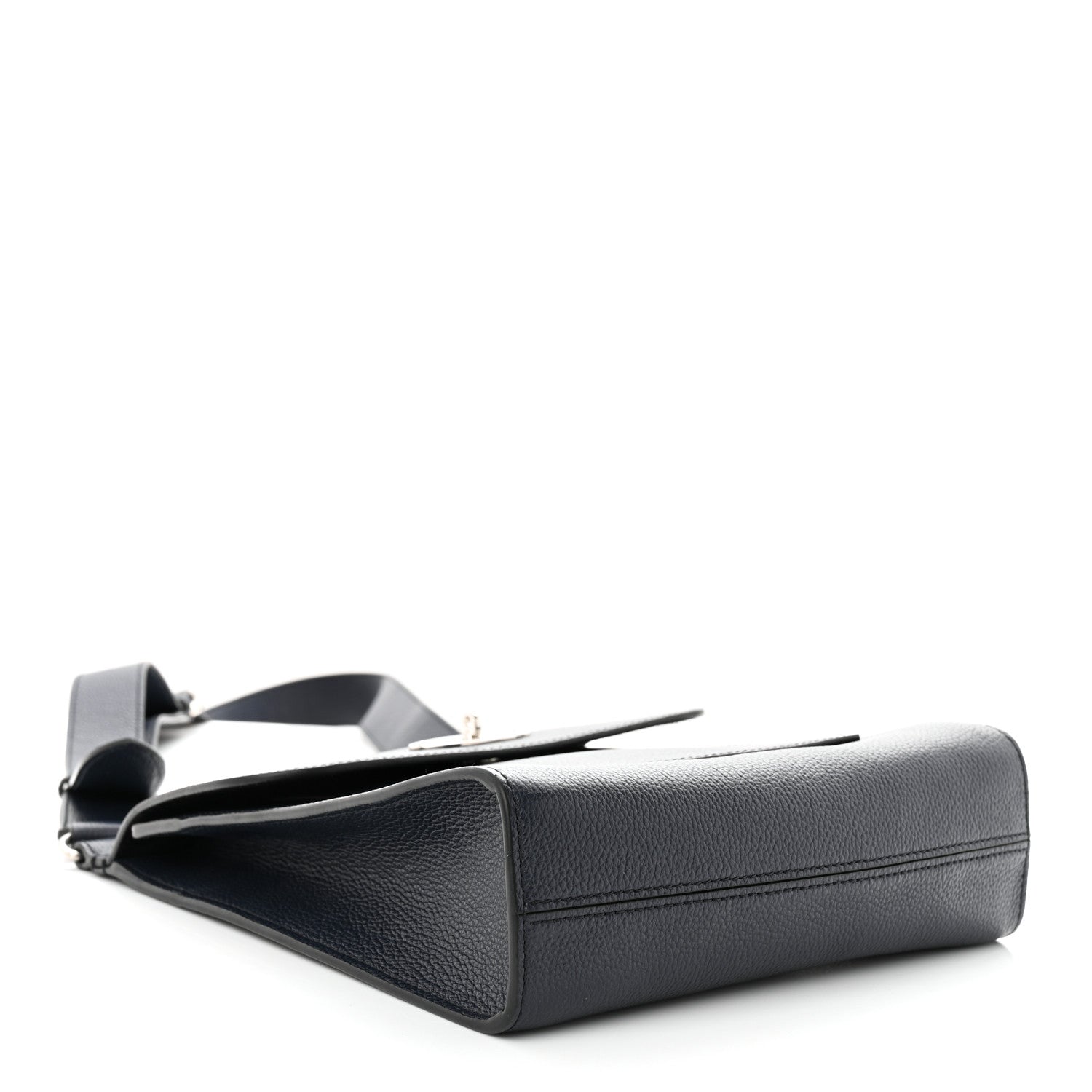 Mulberry Natural Grain Calfskin Antony Messenger Crossbody Navy 4 of 9