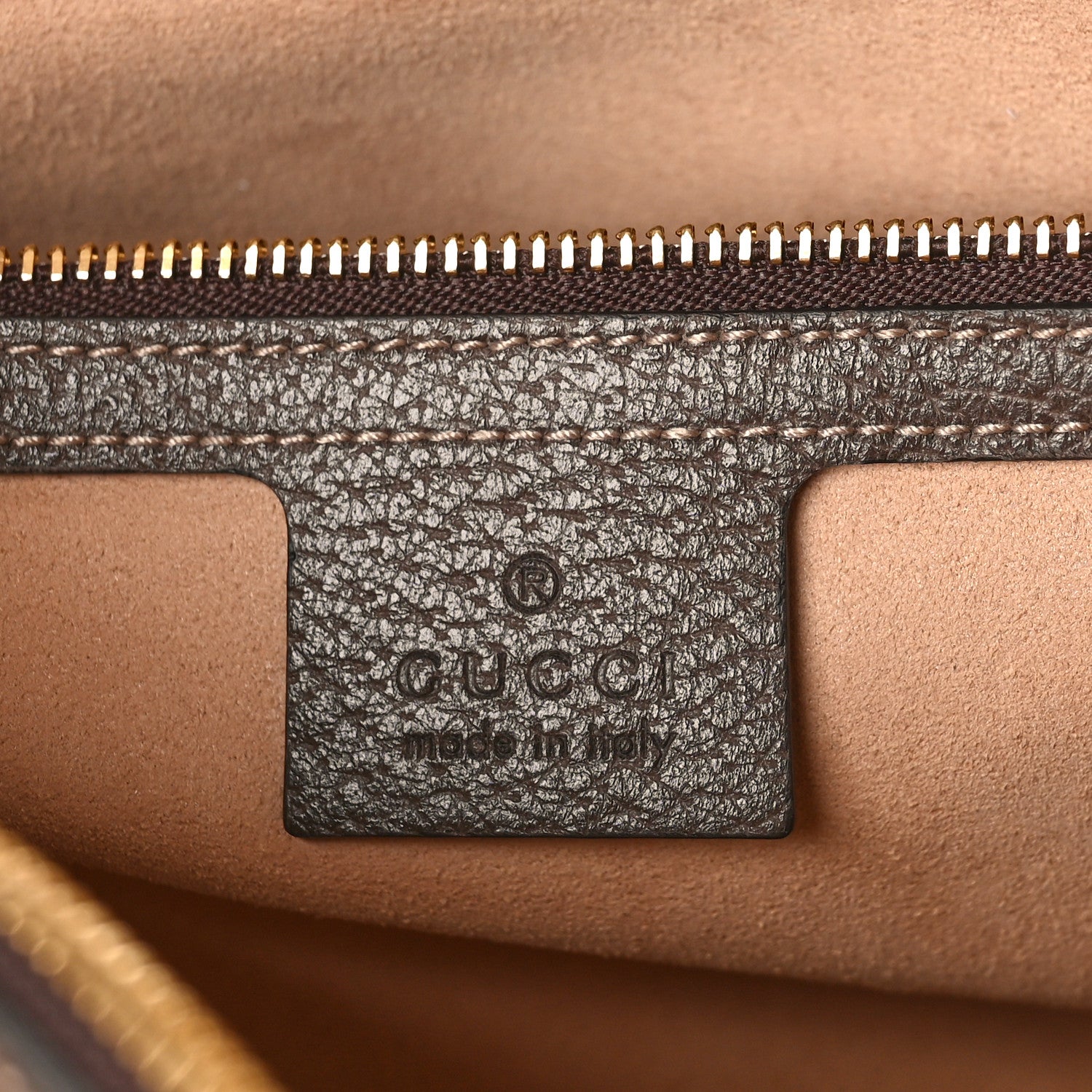 Gucci GG Supreme Monogram Web Small Ophidia Shoulder Bag Brown 6 of 9