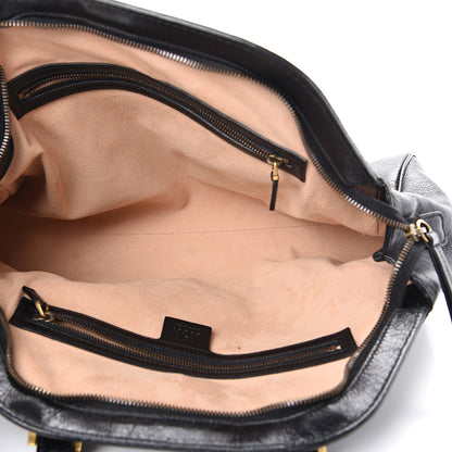 Gucci Calfskin Medium Re(Belle) Top Handle Bag Black 4 of 11
