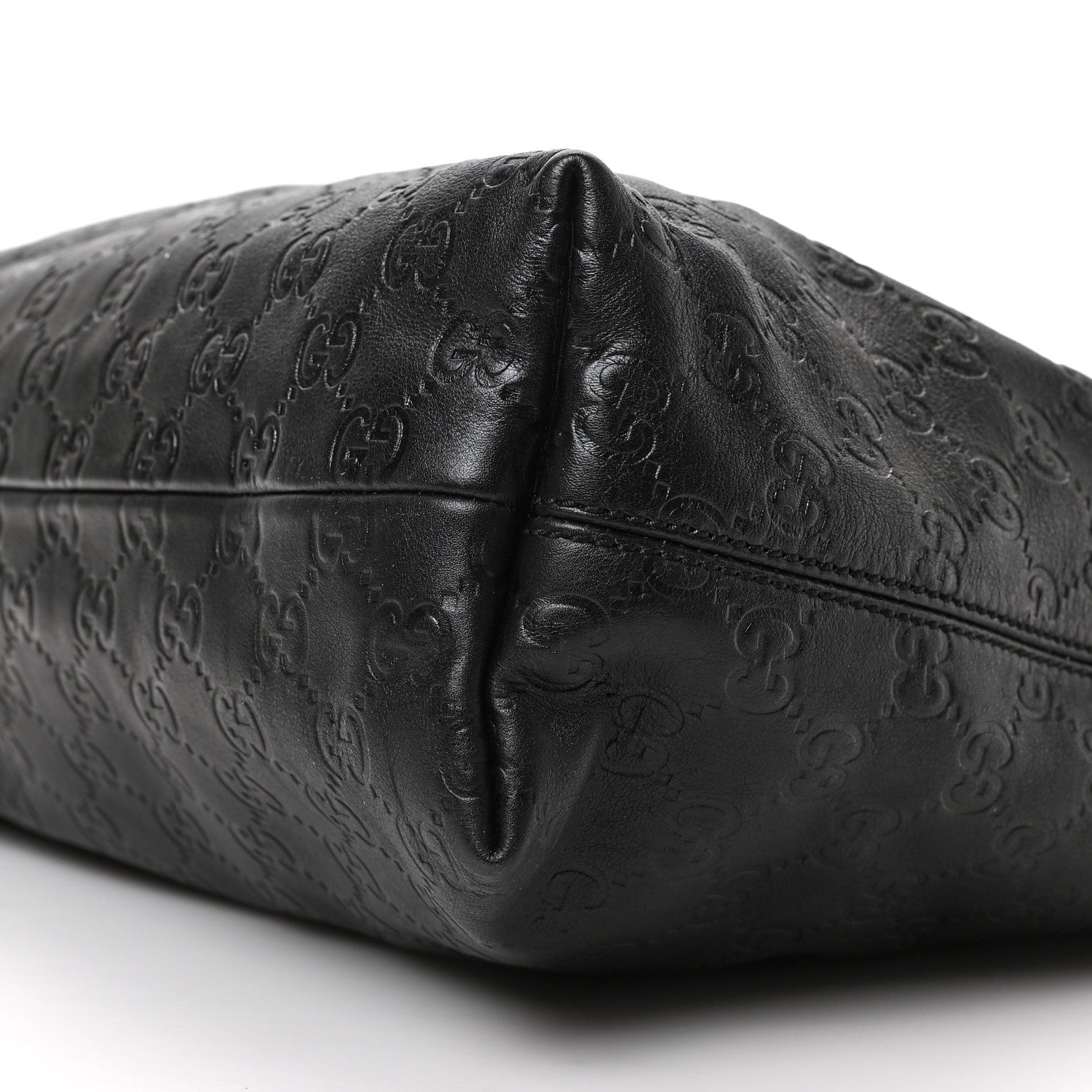 Gucci Guccissima Medium Icon Bit Hobo Black 9 of 9