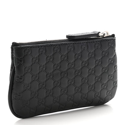 Gucci Microguccissima Key Ring Coin Case Black 3 of 9