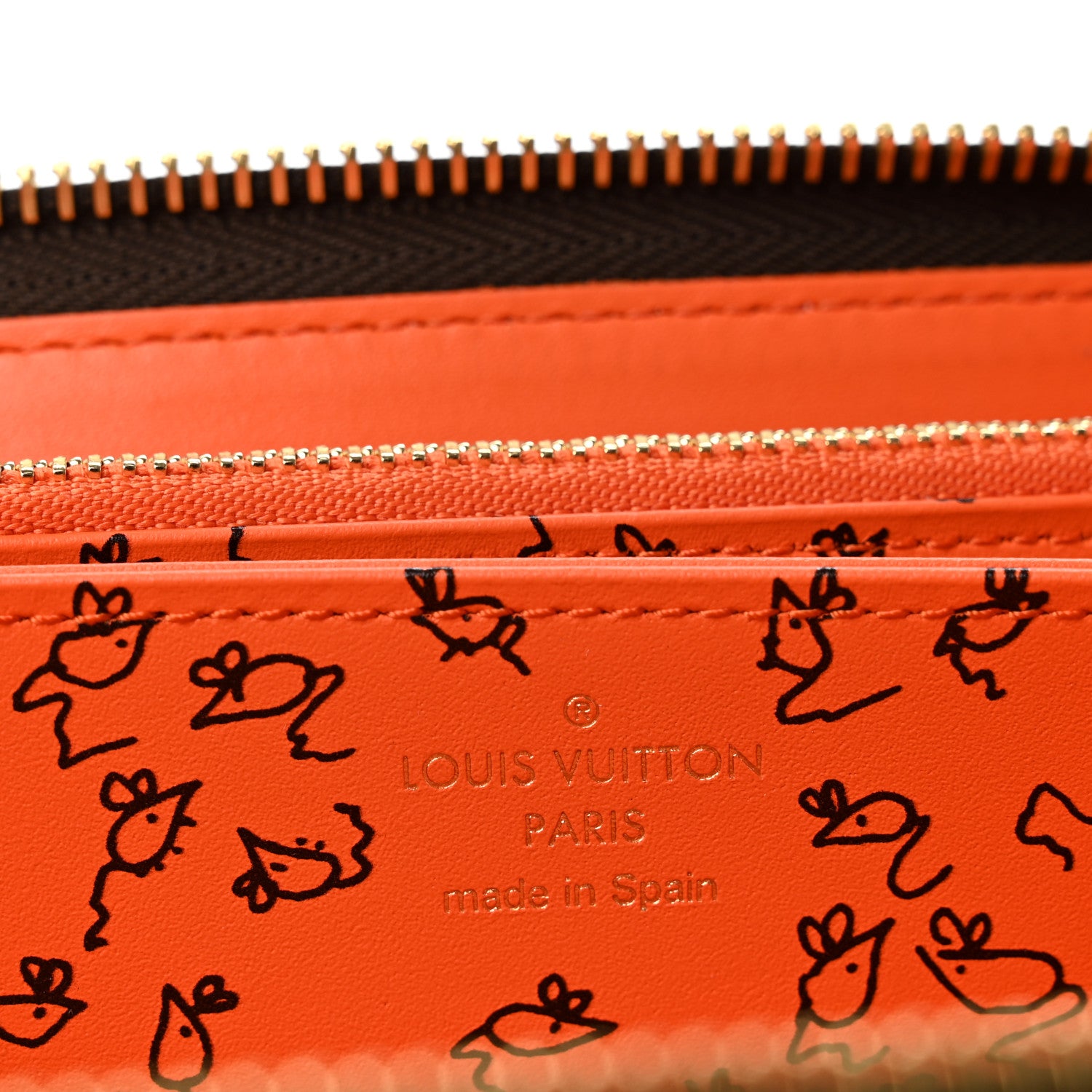 Louis Vuitton Catogram Zippy Wallet Marron 6 of 9