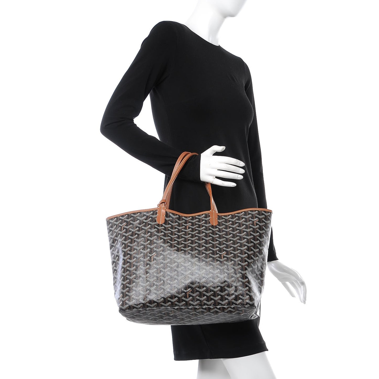 Goyardine Saint Louis PM Black Gold