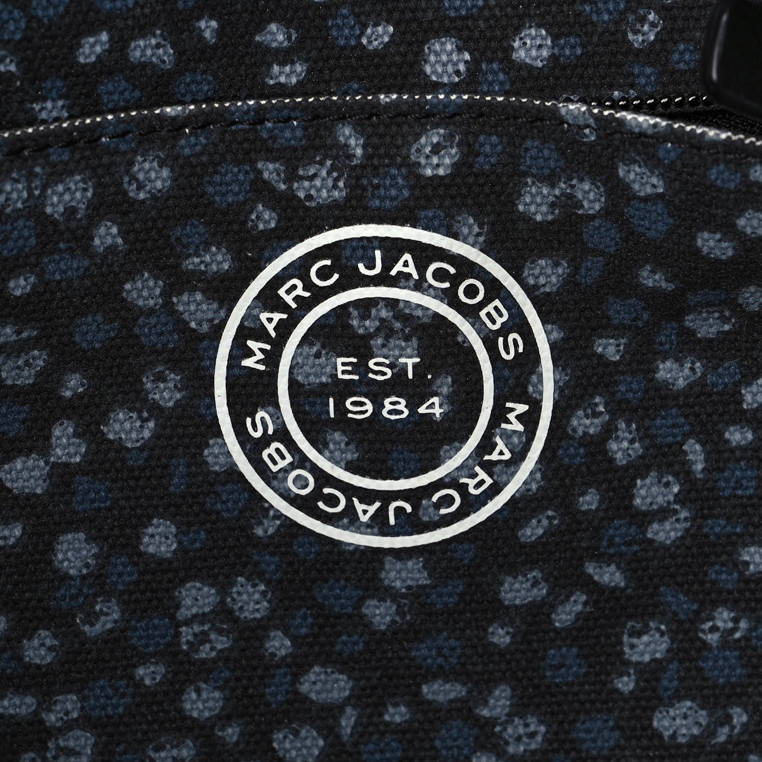 Marc Jacobs Canvas Floral Print Signet Tote Bag Blue Mirage Multicolor 11 of 13