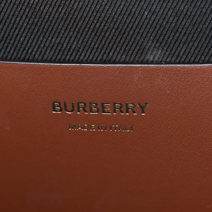 Burberry E-Canvas Check Medium Soft TB Tote Dark Birch Brown 6 of 12