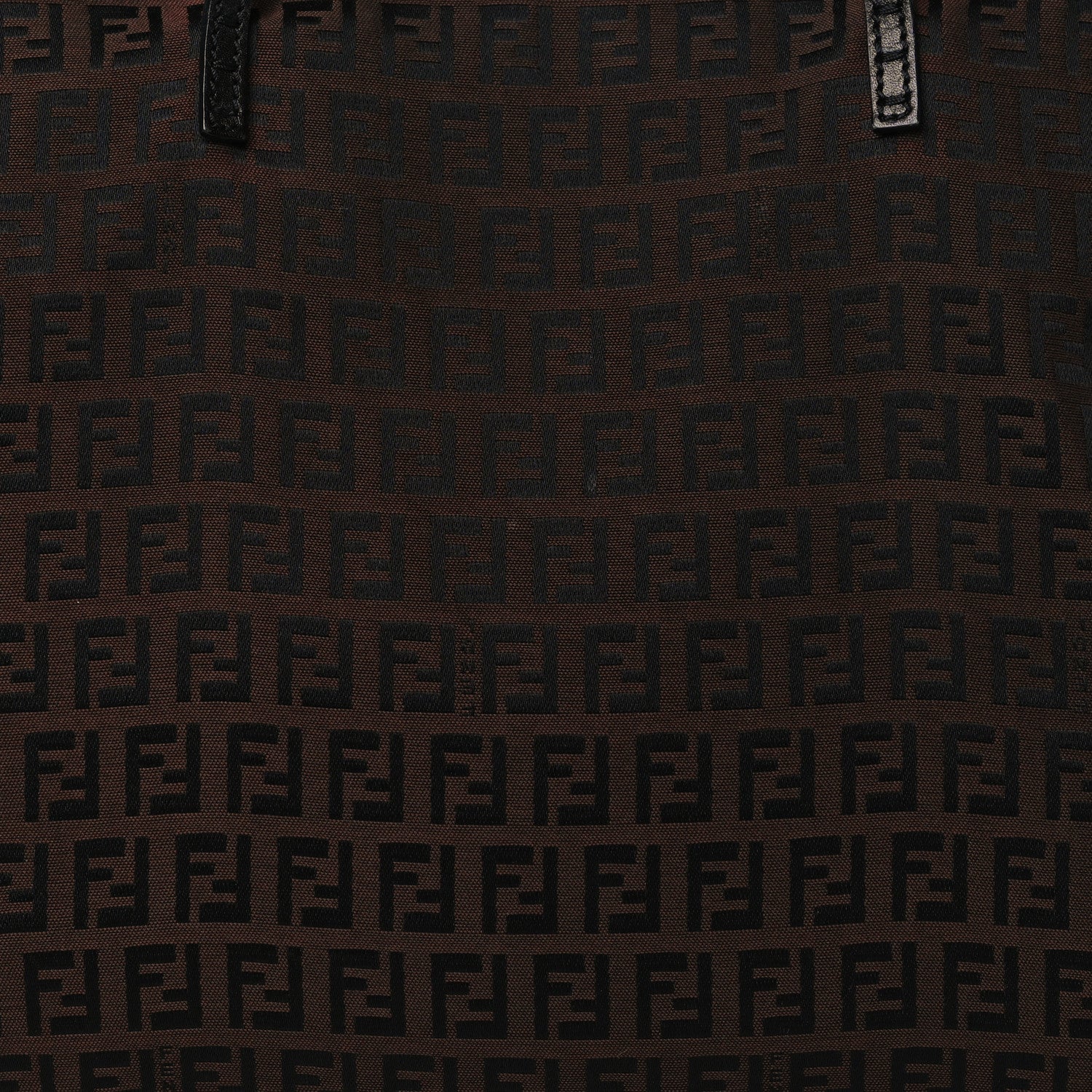 Fendi Zucchino Shopping Tote Brown 9 of 11