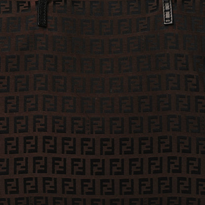 Fendi Zucchino Shopping Tote Brown 9 of 11
