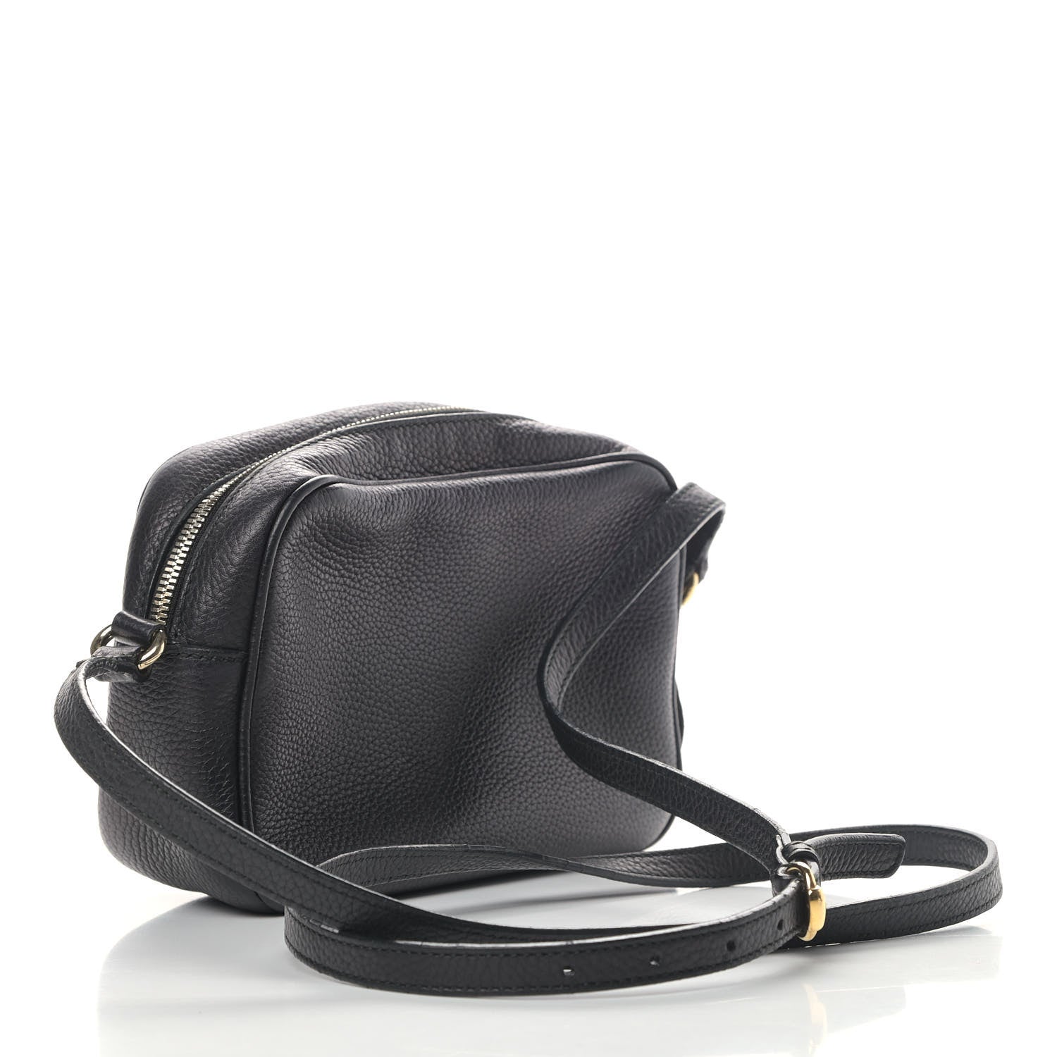 Gucci Pebbled Calfskin Small Soho Disco Bag Black 2 of 9