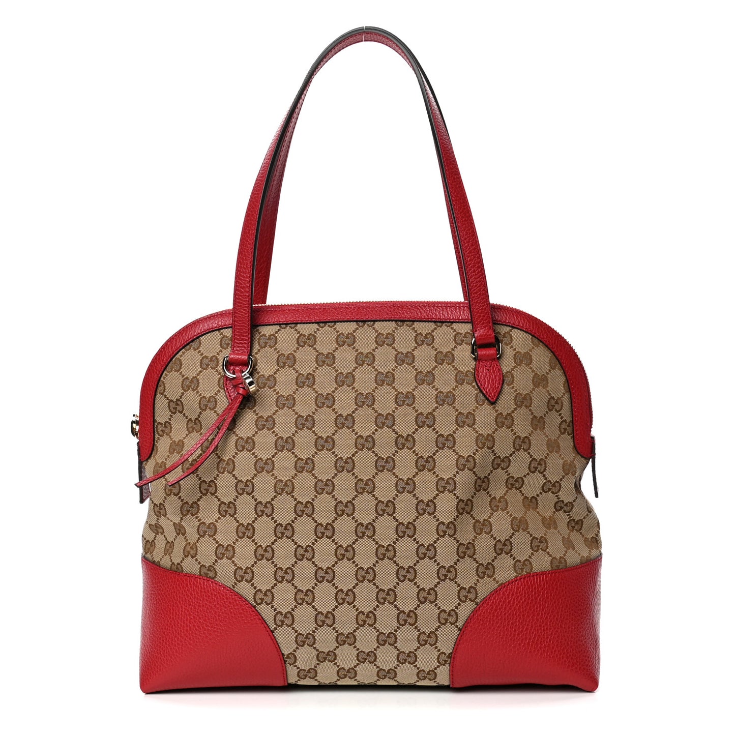 Monogram Medium Bree Shoulder Bag Red