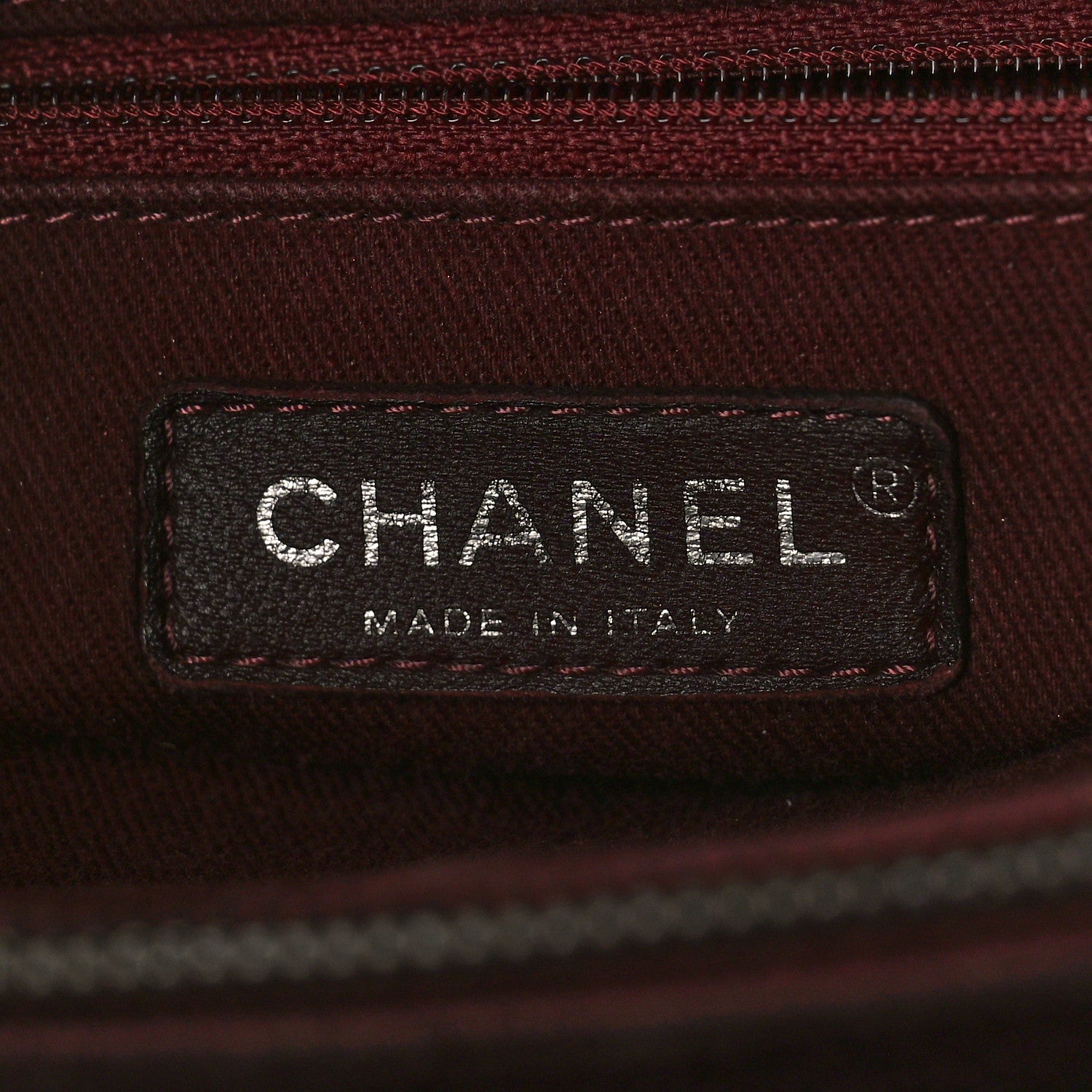 Chanel Woven Canvas Large Easy Shopping Tote Black White 6 of 9