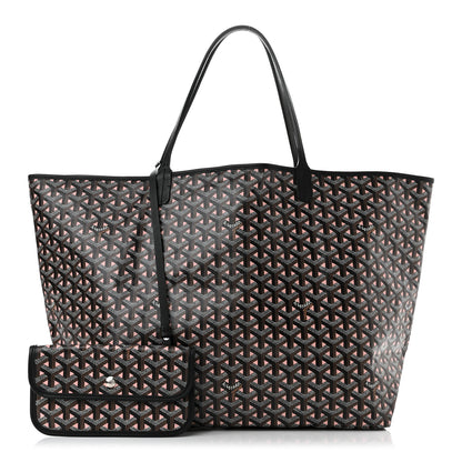 Goyard Goyardine Saint Louis Claire Voie GM Black Pink 1 of 11