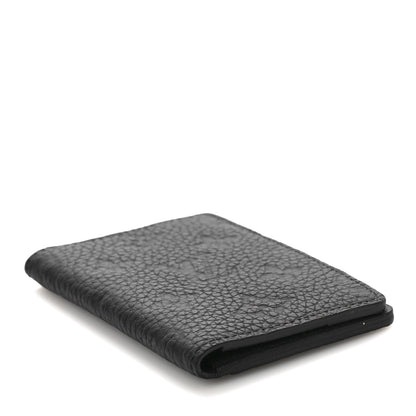 Louis Vuitton Taurillon Monogram Pocket Organizer Black 4 of 9