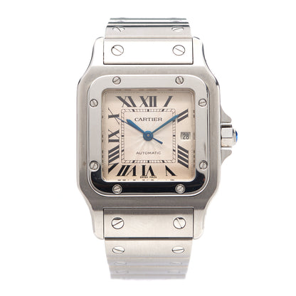 Cartier Stainless Steel 29mm Santos De Cartier Galbee Automatic Watch 1 of 5
