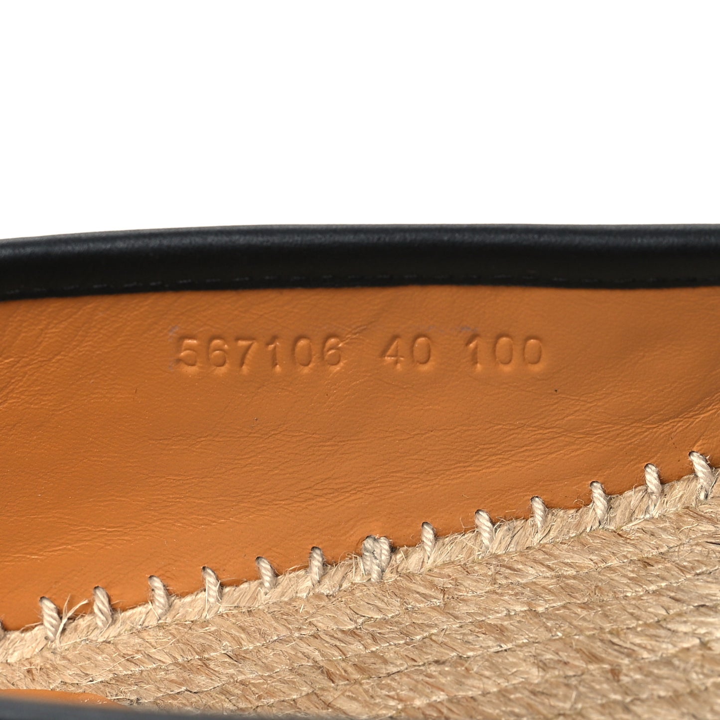 Microguccissima Signature Espadrilles 40 Black