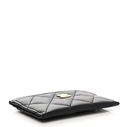 Chanel Lambskin Quilted Card Holder Black 4 of 9